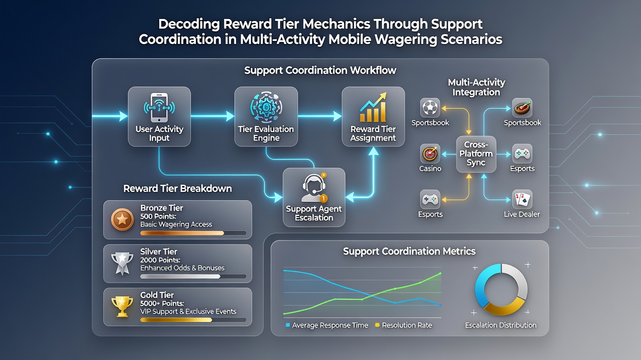 Support-Dashboard zeigt Synchronisation von Anfragen mit Quoten und Belohnungsstufen in mobilen Wett-Apps